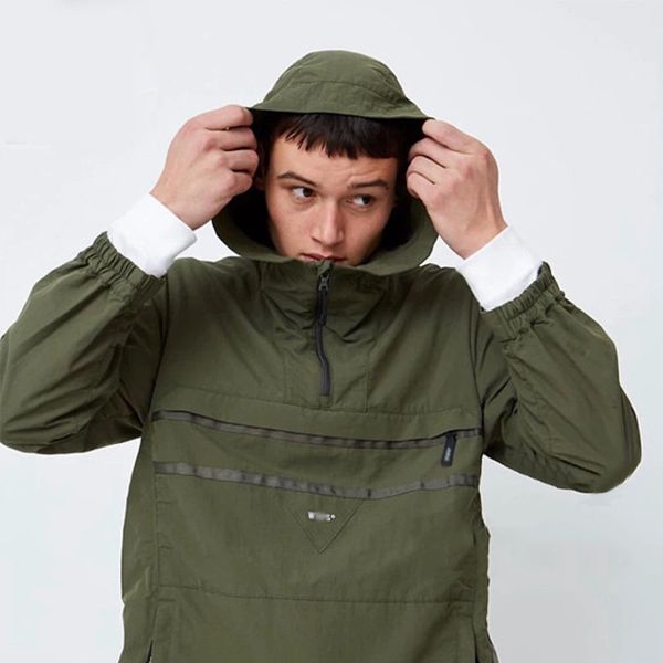 

men sports functional windproof coat hoodie mountain wear snowboarding outdoor zj55, Black;red