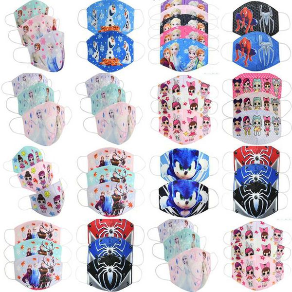 

doll mask kids surprise face masks and children cosplay masks dustproof breathable mask cartoon masks protect lol doll mask luxurious