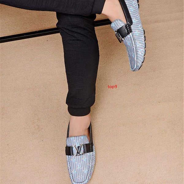 

casual loafers breathable slip on driving shoescomfortable men s wedding shoes prom men s casual shoes good quality 968975 20ss new, Black;green