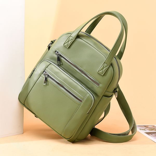 

fashion backpack pu leather casual women backpack travel shoulder bags girl school bag mochilas female children student