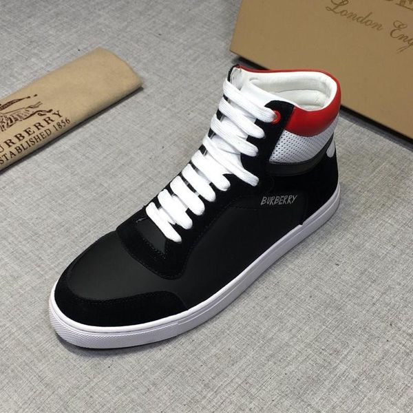 

fashion mens vintage boots sports lightweight shoes high lace -up plus size sneakers men shoes herren sportschuhe sale, Black