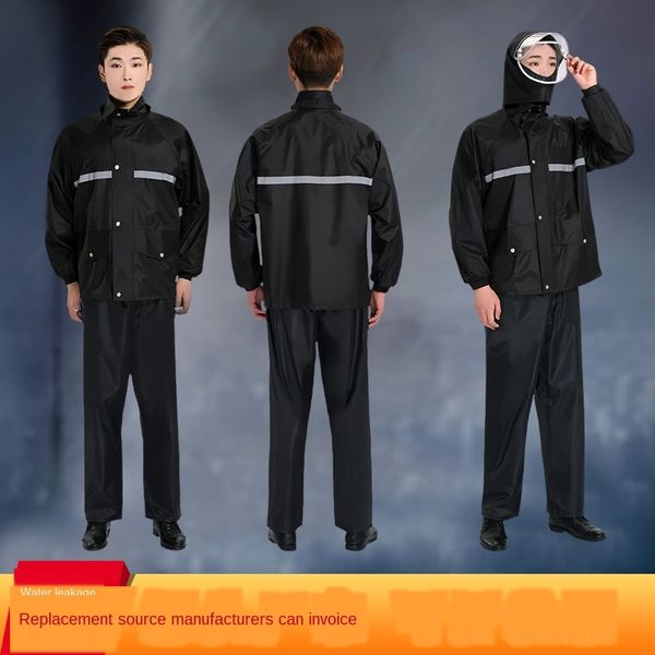 

electric riding split raincoat and rain pants split suit motorcycle motorcycle double brim detachable