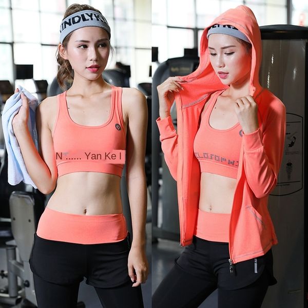 

roboro yoga spring and autumn yoga clothes quick-drying clothes loose summer professional gym running sports suit for women, White;black