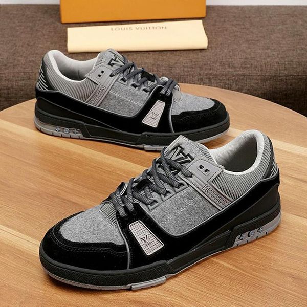 

causal shoes men sneakers comfort luxury fashion sneakers mens footwears athletic zapatos de hombre outdoor trainer sneaker sale mens shoes, Black