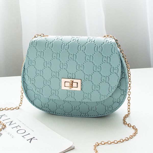 

female 2019 new korean gd letter decoration single shoulder diagonal shoulder saddle phone fashion saddle bag mobile phone bag