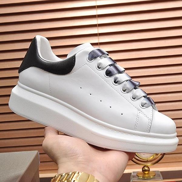 

новое прибытие крупногабаритные sneaker мужчина "; s обуви мода кроссовки flats платформа дизайн footwears luxury тапок lace -да вскользь me, Black