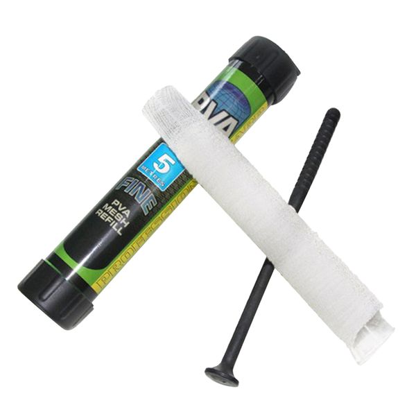 

5 meter pva mesh bait bags carp fishing mesh refill stocking for boilie rig carp fishing accessory tools 18/25/37/44mm