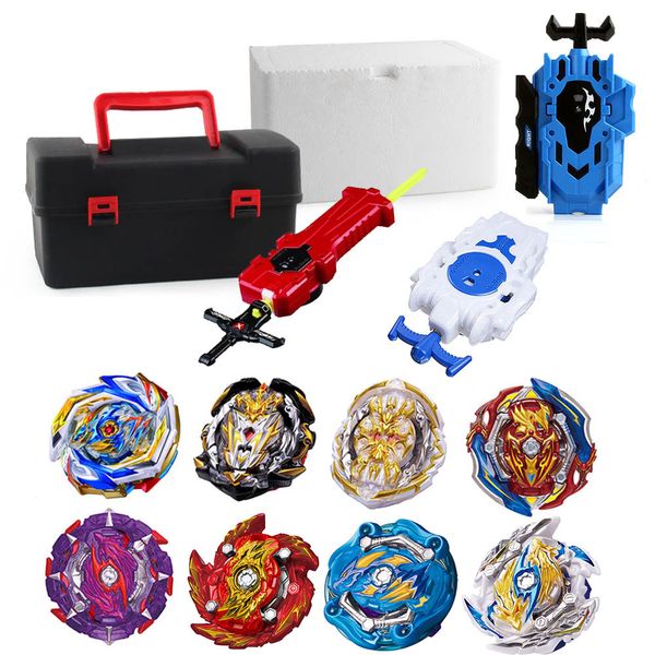 

set launchers beyblade toys toupie metal god burst bey blade blades toy bay blade bables t200731