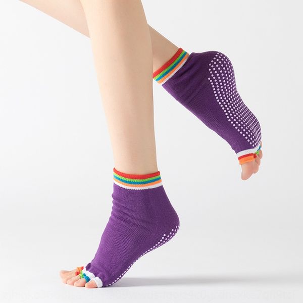 

wtitx полный носок и половина ног профессиональные носки йоги батут упражнение упражнения силиконовые спортивные фитнес силиконовые противос, Pink;yellow