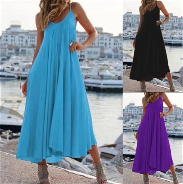 

fashion solid spaghetti strap low cut loose dresses 20ss women designer dresses women casual summer dresses, Black;gray