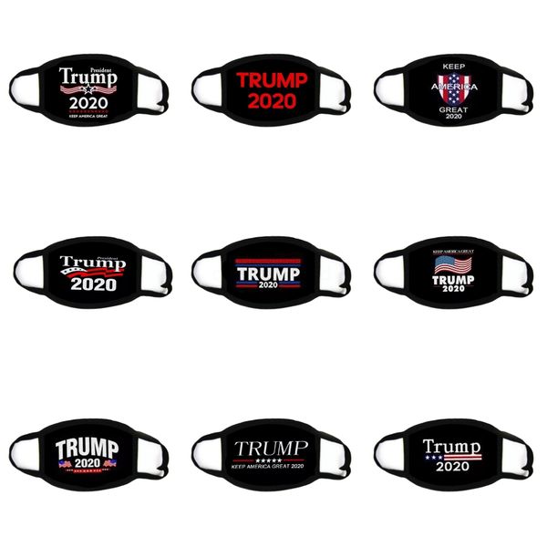 

s trump face mask dustproof washable reusable keep america great masks usa flag trump 2020 cotton face mask zza2441 500 1pcs#873