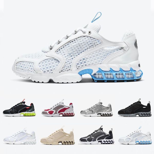 

pure platinum spiridon caged mens running shoes lemon venom cardinal red metallic silver pure university blue men women sports sneakers, White;red