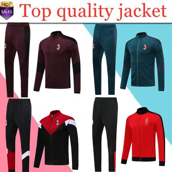 

2020 2021 ac piatek kaka футбол спортивный костюм куртка survetement 19 20 21 майо де лапка calhanoglu ибрагимович milan футбол tracksuit, Black