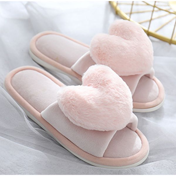 

home plush warm winter ladies cute house shoes soft comfort female footwear casual slipper new dropshipping women slippers, Black