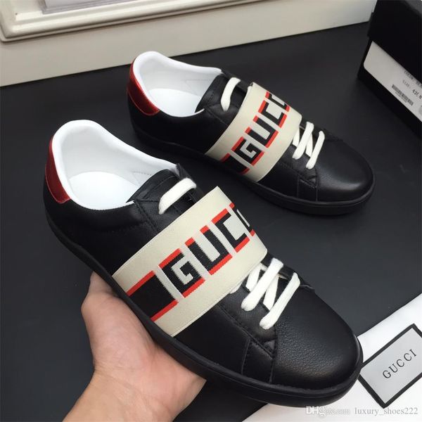 

2020 latest black leather casual shoes men casual shoes fashion trend comfortable shoe size 38-45 type 39745400587ab