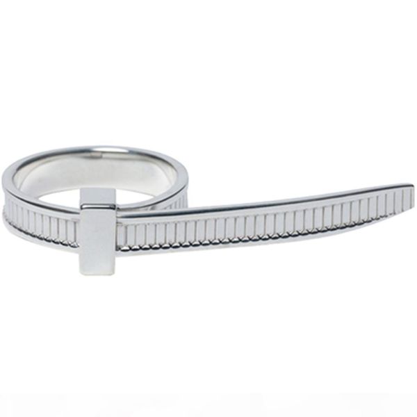 

ambush hip hop yilai simple personality 925 sterling silver easy pull ring niche fashion adjustable ring personal gift for women ship