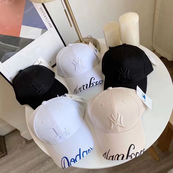 

sports hat ny baseball 's and wo's sunshade hip-hop all-match letter embroidery baseball wo cap men women cap, Blue;gray