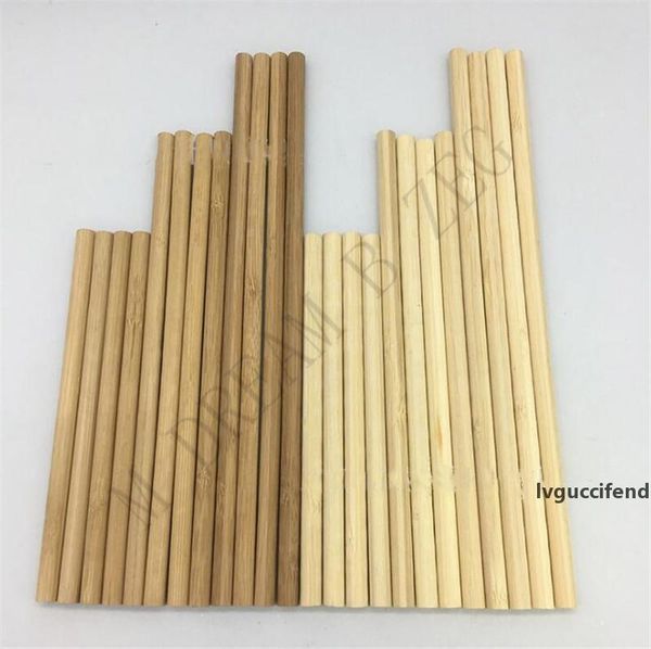 

natural bamboo straws 15cm/20cm/23cm reusable bamboo drinking straw reusable eco friendly handcrafted natural drinking beverages straws