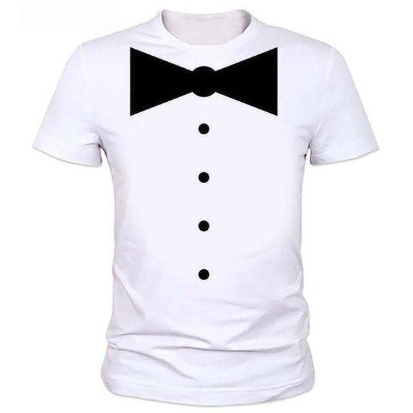 

factory direct sale new summer men t shirts funny bow tie tees fashion man short sleeve casual o-neck t-shirt 2-60#, White;black