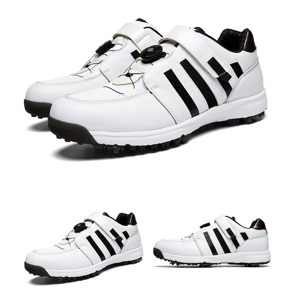 

men golf shoes spikeless golf shoes white antisideslip with removable shoe pin breathable