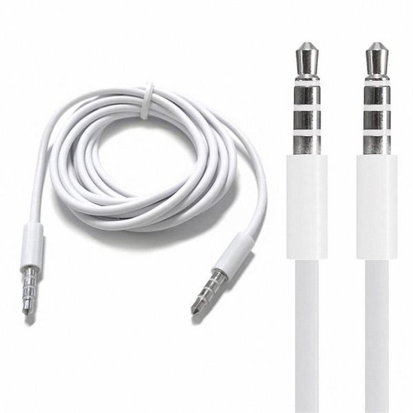 

aux cable 1m 2m 3m 3.5mm male to male stereo audio jack aux cable for android phone speaker white