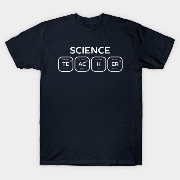 

мужчины тенниска наука периодическая таблица teach тенниска женщин тенниски, White;black