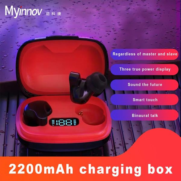 

tws bluetooth 5.0 m1 earphones wireless headphone stereo sports waterproof earbuds headsets support ios/android phones hd call