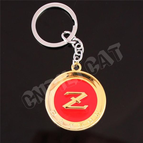 

3d datsun z car key ring keychain for fairlady z z33 z34 350z 370z gold&red, Silver