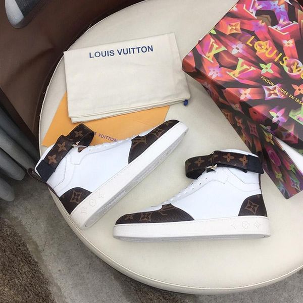 

2020 couple shoes fashion luxury mens leather casual sport shoes,personality wild high mens casual shoes size 35-46 00101, Black