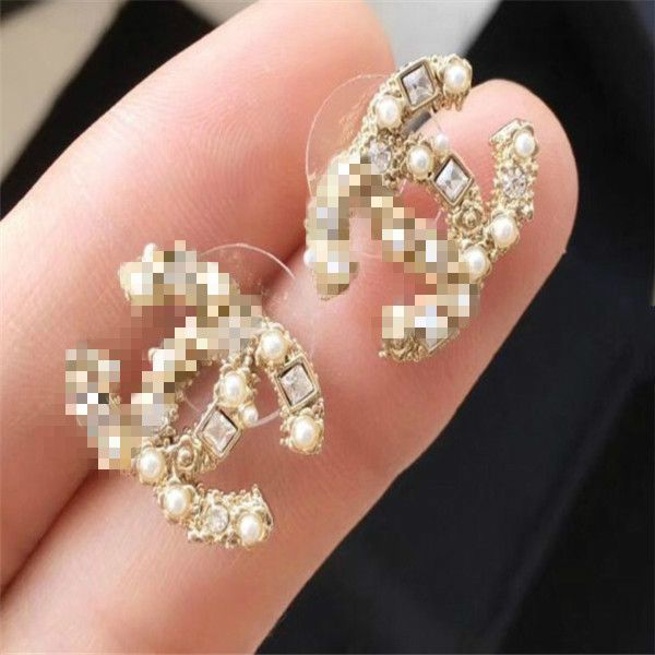 

summer new fashion hoop girl earrings women charm earring stud earings for woman designer earrings ing, Golden;silver
