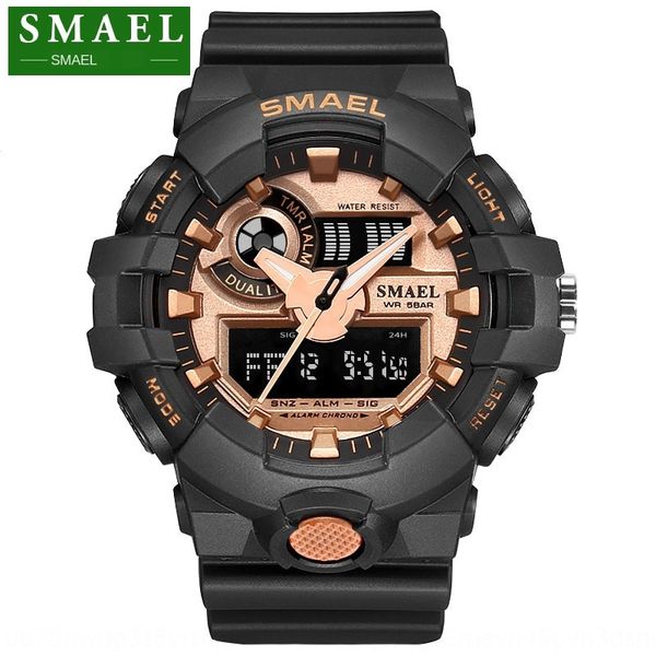 

smale new electronic watch fashion student sports multifunctional electronic watch lovers fashion men's waterproof, Blue