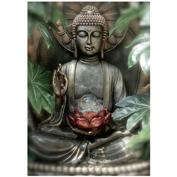 

full diamond 5d religious diamond painting buddha statue diy diamond embroidery kit landscape mosaic home decoration gift