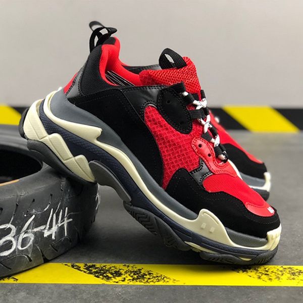 

shoes fashion sneakers triple low new arrival sneaker combination soles boots mens womens runner shoes sports casual shoe type1, Black