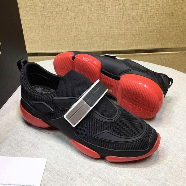 

fast delivery cloudbust sneakers mens shoes scarpe sportive da uomo fashion sports footwears outdoor walking hook &loop casual men s, Black