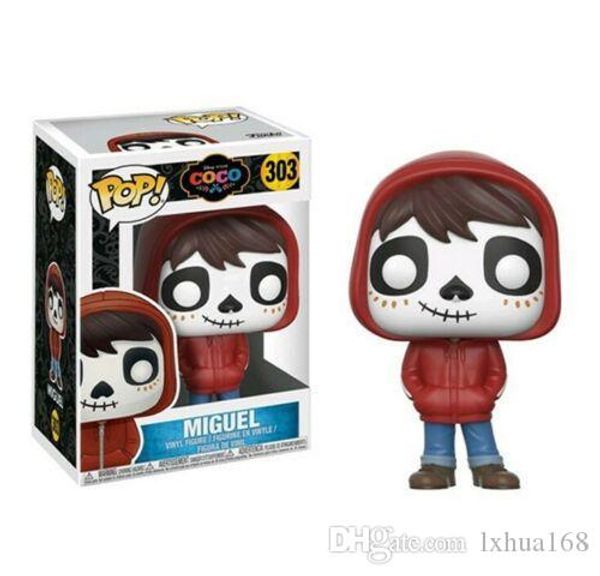 

cute lxh discout now funko pop pixar's coco miguel action figures pvc model toys doll 303# for kids gift toy