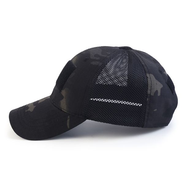 

outdoor hats hunting mesh cap tactical army hat sport snapback stripe camouflage simplicity camo, Black;white