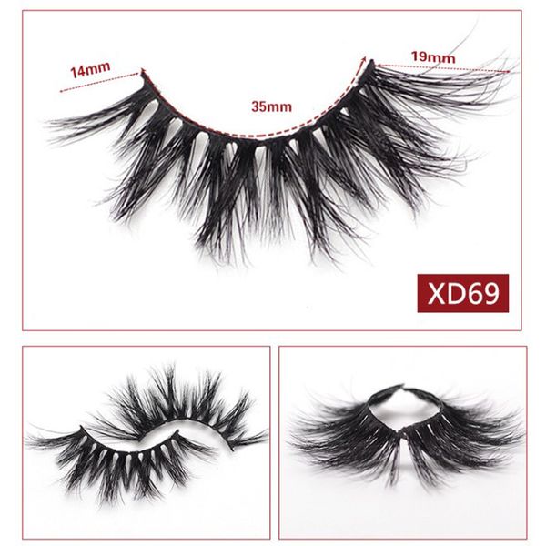 

20mm mink lashes only tray cruelty handmade eyelashes false fake eyelashes crisscross stage party 6 styles