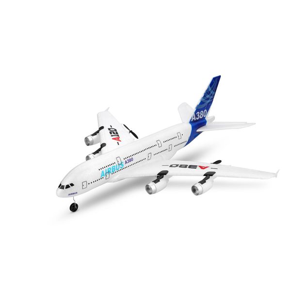 

rc airplane fixed wing a120-a380 airbus 510mm wingspan 2.4ghz 3ch rtf with mode 2 remote controller scale aeromodelling