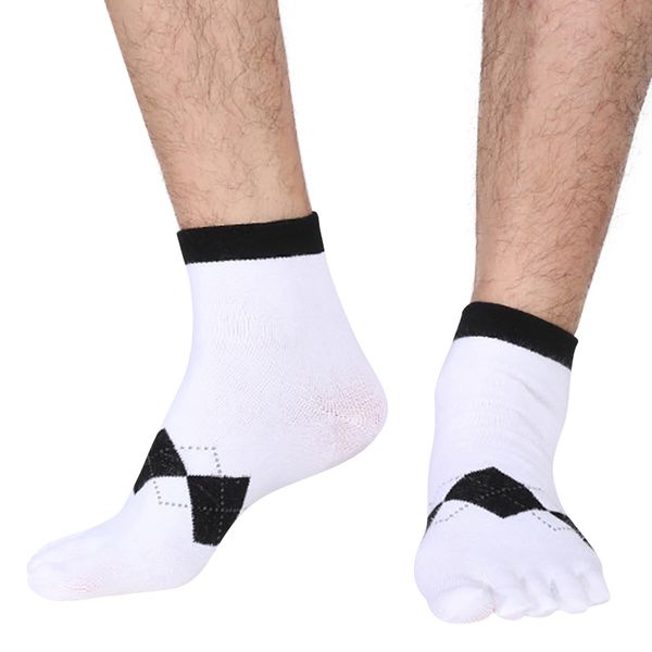

toe носки lady finger разделённых запах стойкий хлопок полиэстер spandex голеностопного чулочной спорта фитнес обувь, Black