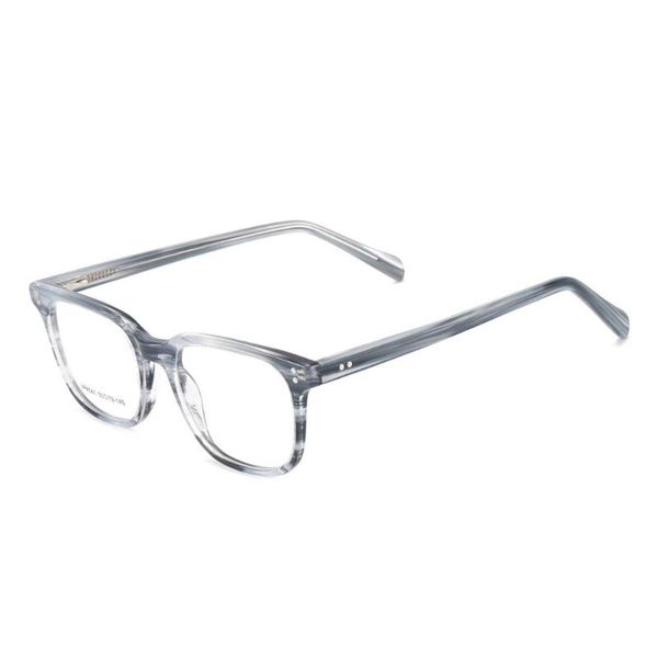 

rectangular men and women acetate fashion glasses frame full rim large eyewear for my prescription myopia & reading lenses, Black