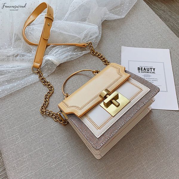 

tote bag fashion contrast color women messenger bag plain flap lady handbag designer crossbody shoulder bag