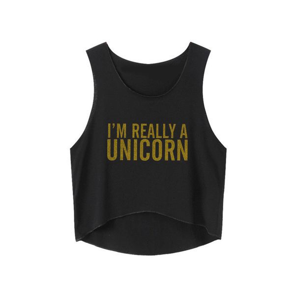 

2020 new summer tank letters printed navel short before long women vest top, White