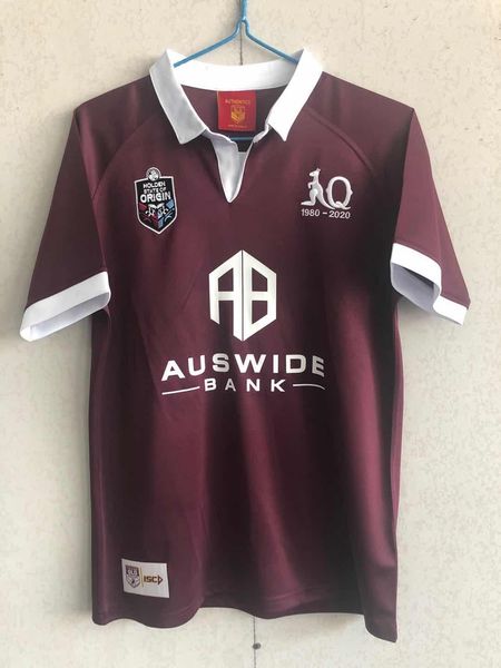 

2020 queensland maroons state of origin jersey size s-m--xl-xxl-3xl-4xl-5xl, Black;gray