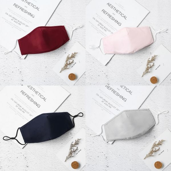 

anti dust mask pm2.5 breathing filters dust face mouth sell designer printed masks washable reusable anti fog haze kids #515#401, Black