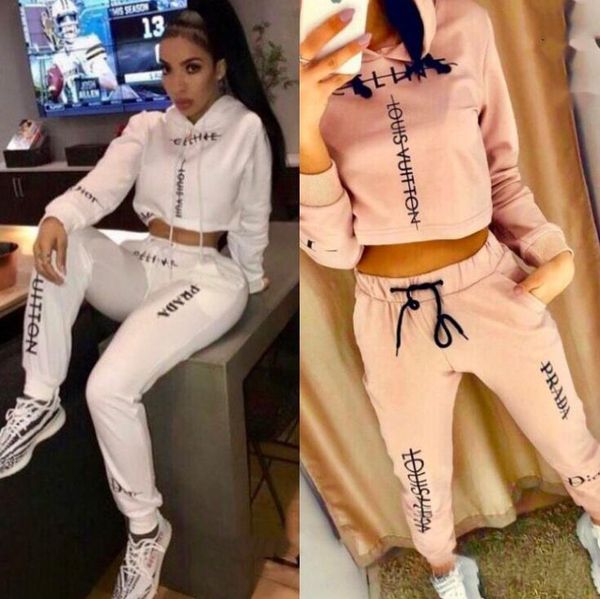 

womens designer tracksuits brand solid color letter print two piece set womens luxury casual two piece pant new clothing set, Gray