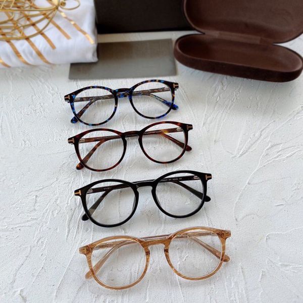 

new 2020 women men prescription optical brand tom tf5294 glasses frame mujer gafas eyeglasses eyewear lentes oculos feminino, Black