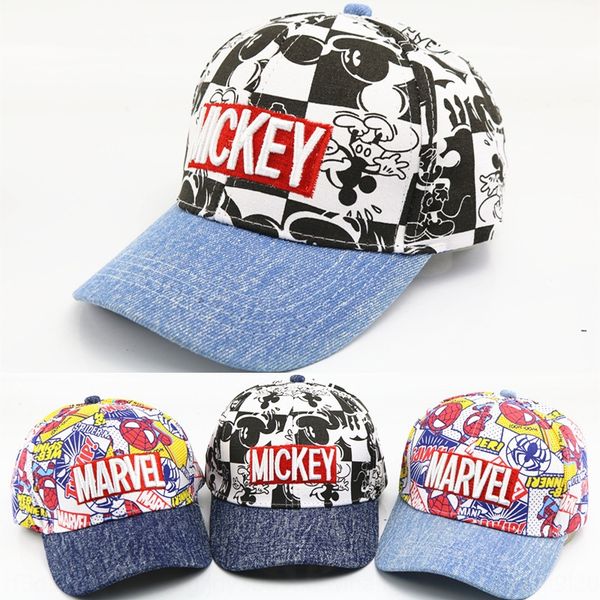 

hat children's season cartoon cowboy boys baseball cap ' baby hip-hop baseball cap, Blue;gray