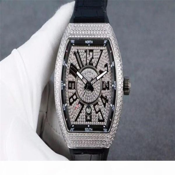 

e crime watch 54 *42 *15mm arc sandwich design automatic mechanical movement high -definition coated glass folding buckle designer watc, Slivery;brown