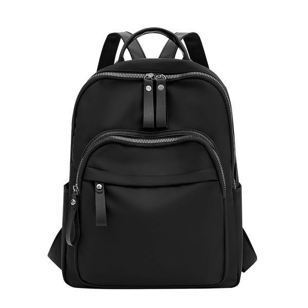 

2020 purse backpack black anti scratch solid black backpack waterproof for women small women shoulder bag