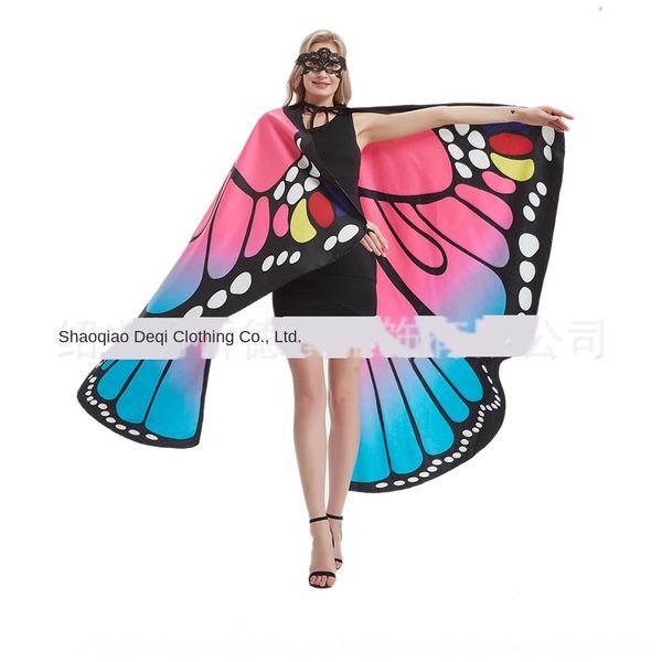 

gradient wings decoration halloween gradient shawl wings butterfly shawl butterfly decoration halloween, Blue;gray